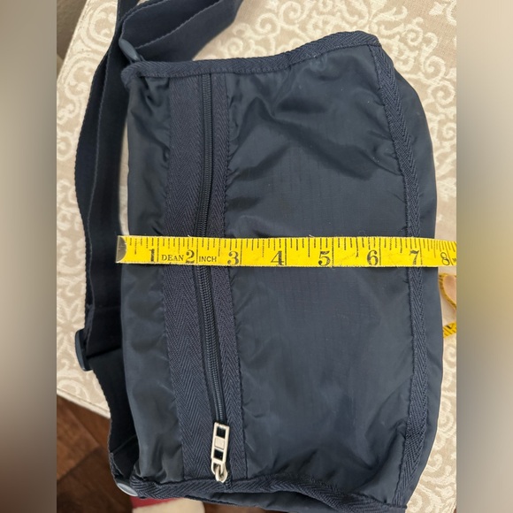 Hillard & Hanson Silver Hardware Navy Blue Adjustable Strap Purse - Picture 5 of 10